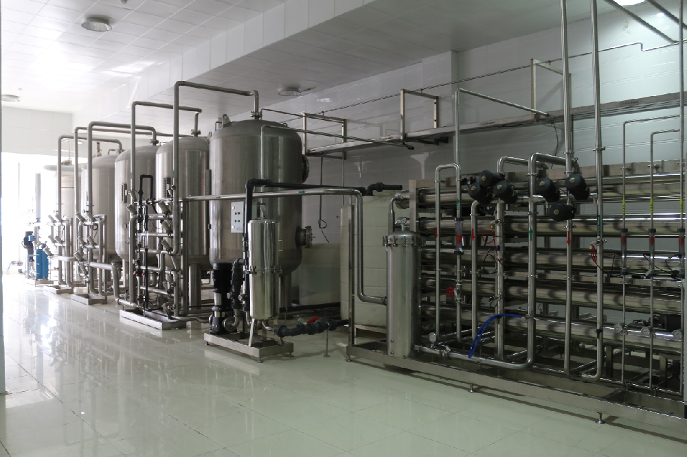 四川太极集团旗下公司所提供原水水质情况及对产水水质要求而设计